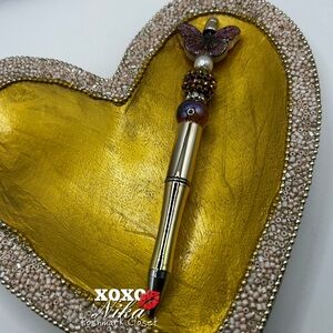 🦋Beaded Butterfly Handmade Pen🖋️